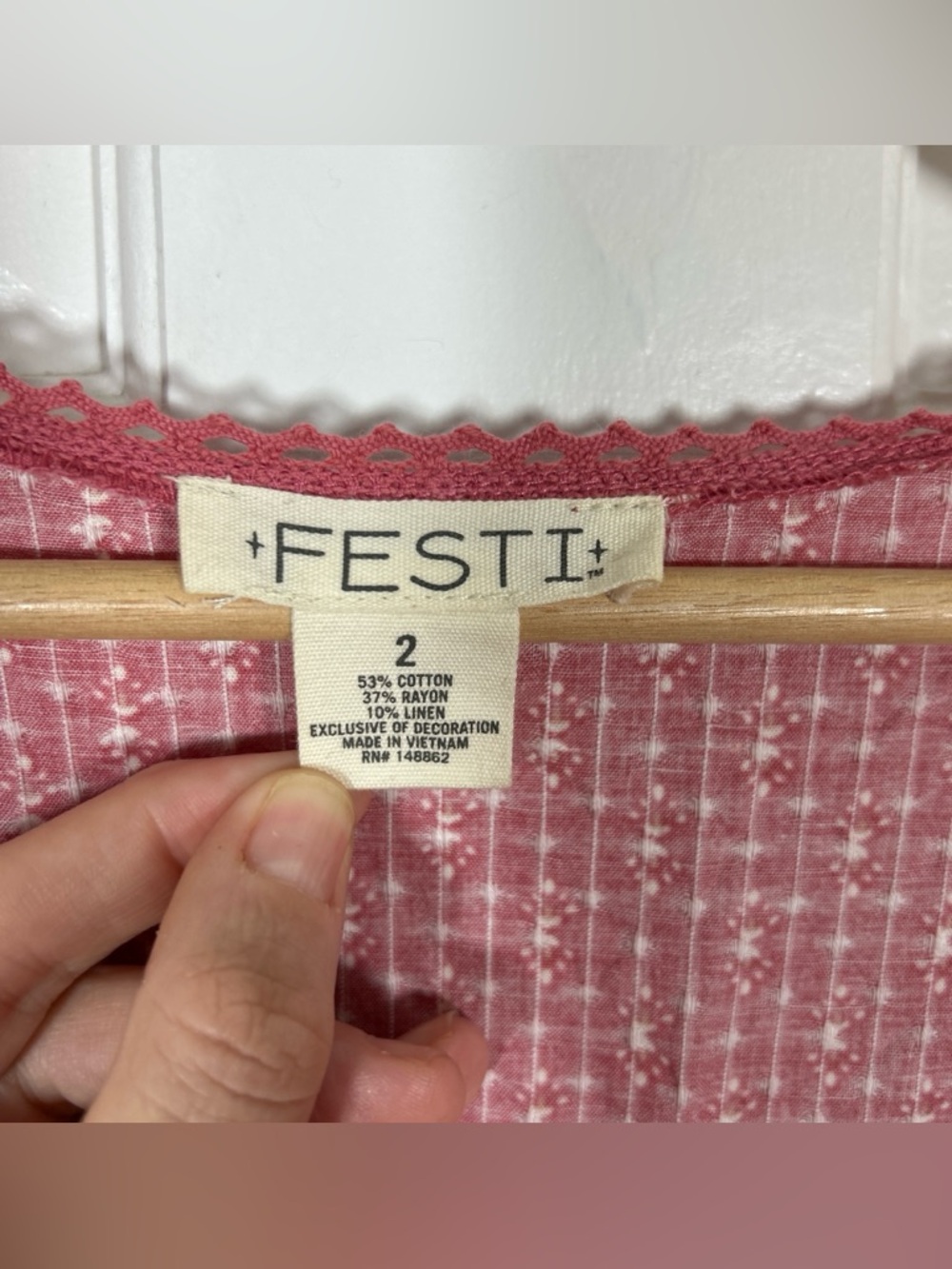 Festi Blouson Sleeve Maxi Dress - Dusty Rose - Picture 9 of 10